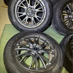 DUNLOP 185/65R15 スタッドレス ホイールセット 日産ノートの画像