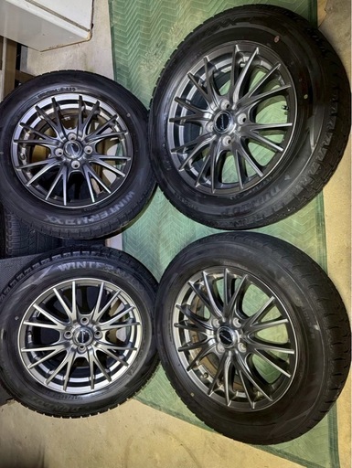 DUNLOP 185/65R15 スタッドレス ホイールセット 日産ノート (pe