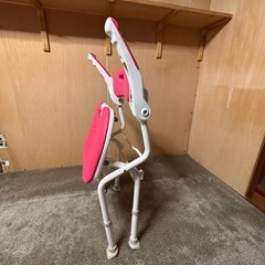 アロン化成　折りたたみシャワーベンチ　FSフィット　介護用風呂椅子　ピンクの画像