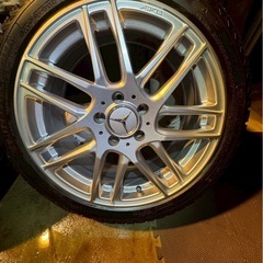 ミシュラン 225/40R18 AFGホイール スタッドレス メルセデスベンツの画像