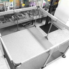 四角いベビーサークル ベビールーム プレイヤード 幅114cm キッズ 組立て 西松屋 ☆ 札幌市北区屯田の画像