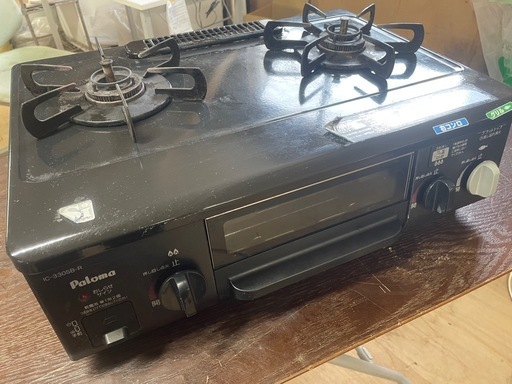 122502パロマプロパンガステーブルLPガスコンロ (なんでも買取) 発寒の