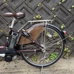 ブリヂストン アシスタ 26インチ ブラウン バッテリー  12.8Ah 電動自転車【中古】
の画像