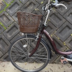 ブリヂストン アシスタ 26インチ ブラウン バッテリー  12.8Ah 電動自転車【中古】
の画像