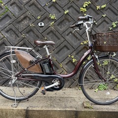 ブリヂストン アシスタ 26インチ ブラウン バッテリー  12.8Ah 電動自転車【中古】
の画像