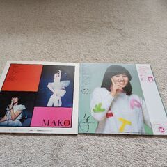 石野真子LPレコード2枚セットのお値段です。の画像