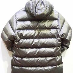 【バナナ苫小牧】中古 MONCLER/モンクレール ダウンジャケット サイズ1  旧モデル 青ラベル グレー ビンテージの画像