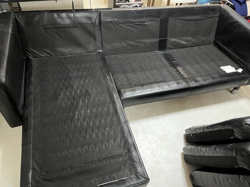 IKEA 革ソファー  
