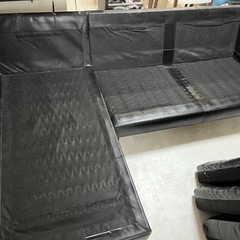 IKEA 革ソファー  の画像