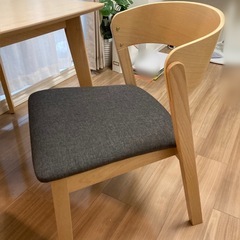 ダイニングセット　椅子2脚　90cmテーブルの画像