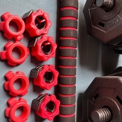 woutバーベルにもなる可変式ダンベル20kg ×2セット(合計40kg)の画像