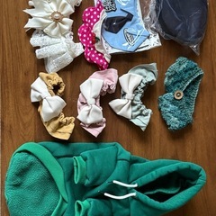 【試着のみ】猫　犬　首輪　洋服　ポリスコスプレ　の画像