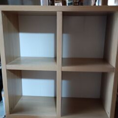 ２段✕２の収納棚の画像