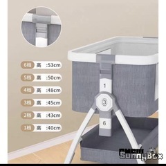 最終値下げ　ベビーベッドの画像