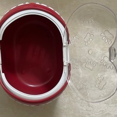 ペットキャリーバック　赤　の画像