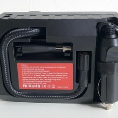 【未使用品】CARSUN製タイヤインフレーター（モデルC3011-2）空気圧 空気入れ 自転車 自動車 LEDライト搭載 DC電源 生活雑貨 カー用品 生活家電の画像