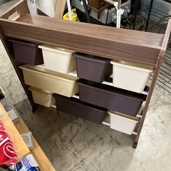 W2512-663 アイリスオーヤマ　おもちゃ収納ラック　キズ汚れ有りの画像