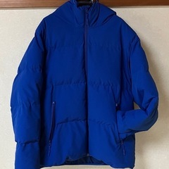 ダウンジャケット風　 XL ブルーの画像