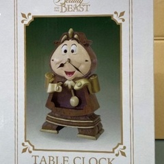 Disney◆美女と野獣コグスワース置き時計の画像