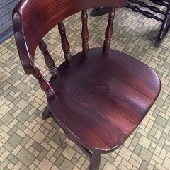 【引取限定】木製　アンティークチェア　フロンティアの画像