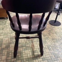 【引取限定】木製　アンティークチェア　フロンティアの画像
