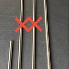 （単管パイプ）　ステンレス巻きパイプ　2本セットの画像