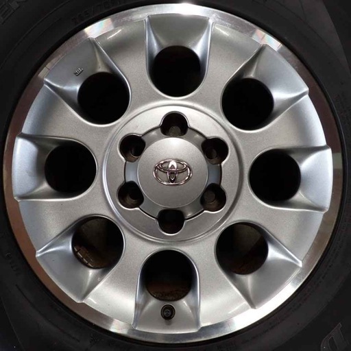 トヨタ fjクルーザー スタッドレス 4本 265/70R17×7.5J ダンロップ 
純正アルミ