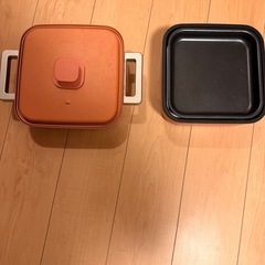 アイリスオーヤマ　ホットプレート　鍋　　日曜日までの画像