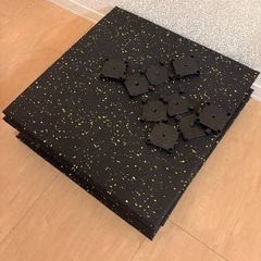 ホームジム用フロアマット６枚セットの画像