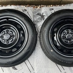 デミオ鉄チンホイール+ミネルバ155/65R14の画像