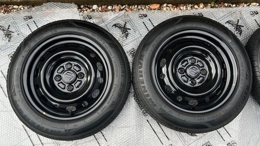 デミオ鉄チンホイール+ミネルバ155/65R14