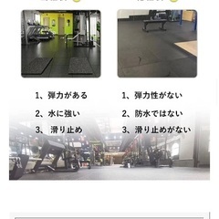 ホームジム用フロアマット６枚セットの画像