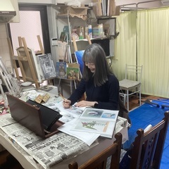 初級者用絵画入門教室(鉛筆、色鉛筆、水彩画、アクリル画、油彩画等対応)の画像