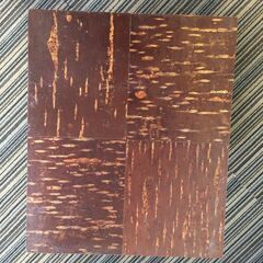 ○樺細工 物置台 花瓶台 サイズ30×36×36㎝  キャスター 引き出し付 和風 インテリア 和室 コレクション 木製 工芸 中古品(NF251225)560-9-②(45)の画像