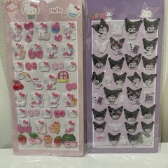 【6枚セット】ぷくぷくシール ボンボンドロップシール　立体シール　サンリオの画像