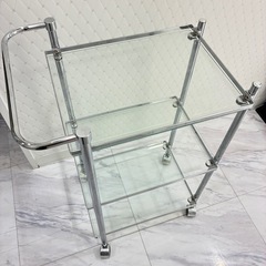 ガラス カート　ワゴン　の画像