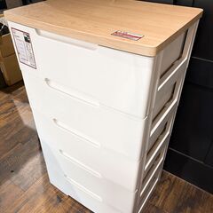 美品 アイリスオーヤマ チェスト HG-555R 5段 完成品の画像