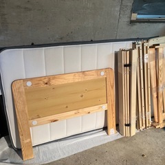 ニトリ シングルフレーム ルカ4 N-sleep マットレスセット　 シングルベッド　 の画像