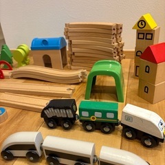 木製おもちゃ　列車レール【IKEA/LILLABO】の画像