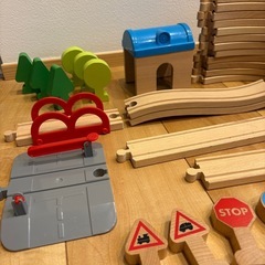 木製おもちゃ　列車レール【IKEA/LILLABO】の画像