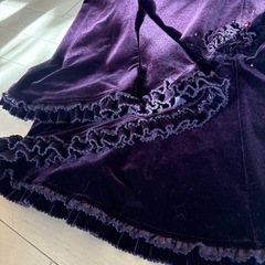 ボルドー色の綺麗なセットアップ フリーサイズの画像