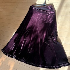 ボルドー色の綺麗なセットアップ フリーサイズの画像