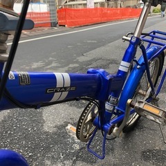 【チェーン、ケーブル系新品】20インチ折りたたみ自転車 6速ギアの画像