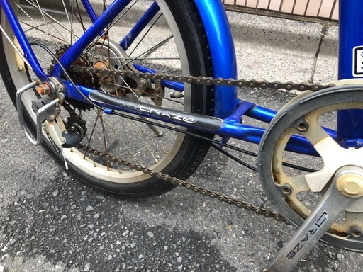 【チェーン、ケーブル系新品】20インチ折りたたみ自転車 6速ギア