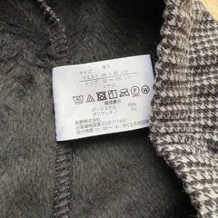 お譲り先決定》レディース　裏起毛パンツ　L〜LL グレー千鳥柄の画像
