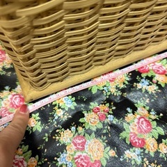 【無料　おしゃれな藁のいれもの】の画像