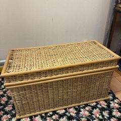 【無料　おしゃれな藁のいれもの】の画像