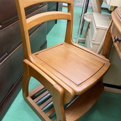 【ドリーム川西店御来店限定】☆ジモティー見たよ♪割引☆マルニ　学習机セット／クリーニング済み【2125560000044299】の画像