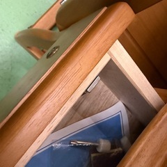 【ドリーム川西店御来店限定】☆ジモティー見たよ♪割引☆マルニ　学習机セット／クリーニング済み【2125560000044299】の画像