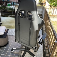 GTRACING ゲーミングチェア ブラック/ホワイト の画像